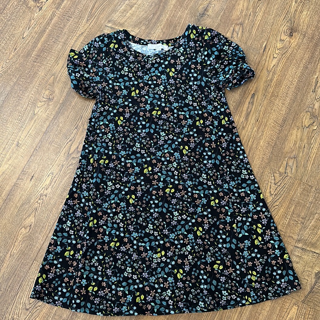 Loft Floral Swing Dress